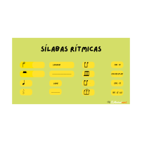 POSTER DE SÍLABAS RÍTMICAS